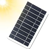 Rainao Solarladegerät 400mAh | Outdoor-Solar-Powerbank | 2W 5V Solarmodule USB-Anschluss, Ladeanschluss für Handys, Tablets und elektronische Geräte