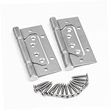 Uonlytech Edelstahl Mute Scharniere Für Türen Dicke Und Geräuschlos Sub Door Hinge Für Lose Blätter Ideale ösung Für Fenster Und Tü