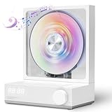 CD Player tragbar CD Player Bluetooth 5.3 RGB Leuchte CD Player klein Unterstützt AUX USB TF Karte Wiedergabe HiFi-Sound Kopfhöreranschluss Type-C für Geschenk KPOP Zuhause