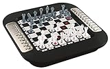 Lexibook CG1335 Chessman FX, Elektronisches Schachspiel mit Berührungstastatur und Licht-und Soundeffekte, 32 Stück, 64 Schwierigkeitsgrade, Familienbrettspiel, Schwarz/Silber