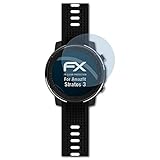 atFoliX Schutzfolie kompatibel mit Amazfit Stratos 3 Folie, ultraklare FX Displayschutzfolie (3X)