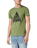 Zelda Triforce Deco Herren-T-Shirt Khaki 3XL | S-XXXL, Switch Gamer Geschenke, Rundhalsausschnitt Graphic Tee, Geburtstag Geschenk-Idee