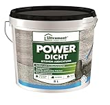 Ultrament Power Dicht - Bitumen Abdichtung 8 Liter, Universalabdichtung für Außen, Gebrauchsfertig, extrem flexibel und schnell trocknend,