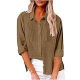 GFPGNDFHG Damenmode Sale Pirat Bluse Grün Damen Spitzen Oberteile Womens Clothing Tunika Langarm Große Größen Blusen Umstandsmode Oberteil Pailletten F