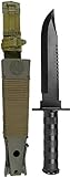normani Taktisches Messer/Kampfmesser 'Survival' Farbe Schwarz