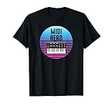Midi Nerd Keyboard Controller I Synthesizer Techno EDM T-Shirt