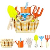 ExH Gartenwerkzeug Gartenset,Gartenspielgeräte Strandspielzeug Kindergartenspielzeug mit Tragetasche Kindergartenwerkzeugset Lustiges Gartenspielspiel Geschenk für Kinder