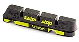SwissStop Flash Pro Rennradbeläge, für Carbonfelgen, schwarz (Black Prince), 4 Stücke