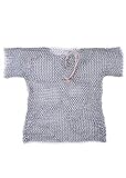 Battle-Merchant Rostfreies Kettenhemd für Kinder aus verzinktem Stahl (Silber/146)