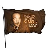 MINIOZE Martin Luther King Day Art Lustige Themen-Willkommens-Party Outdoor Dekorationen Ornament Picks Home House Garden Yard Decor 91 x 152 cm Jumbo-Flagge