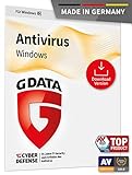 G DATA Antivirus 2022 | 5 PCs - 1 Jahr | Download | Aktivierungscode per Email | Antivirenprogramm für Windows 10 / 8 / 7 | zukünftige Updates inklusive