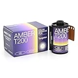 RETO Amber T200 35-mm-Farbnegativ-Kinofilm, 27 Belichtungen, ISO200, 135, filmisch, Kinostil, C41-Prozess