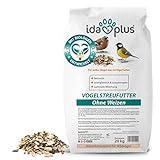 Ida Plus - Vogelstreufutter ohne Weizen für Wildvögel & Vögel 20 Kg - Winterstreufutter - Ganzjahres Vogelfutter - Optimale Mischung für alle Vögel - Futter ist Weizenfrei, Fettreich & Energiereich