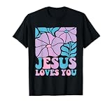 Jesus liebt dich Christlicher Religiöser Jesus T-S