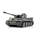 RC Panzer, Tank Torro 1/16 RC Tiger I Frühe AUSF. grau BB Rauch