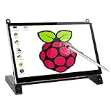 UPERFECT 7 Zoll Portable Monitor, Touchscreen Tragbarer Bildschirm 1024 x 600 mit HDMI Port für Raspberry Pi A B A + B + 2B 3B 3B +/Raspbian/Kali/Ubuntu Mate