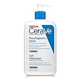 CeraVe Feuchtigkeitslotion für Körper und Gesicht, Lotion für trockene bis sehr trockene Haut, Mit Hyaluron und 3 essenziellen Ceramiden, 1 x 1l