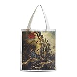 fabulous Große Einkaufstasche Tragetasche Eugene Delacroix Die Freiheit führt das Volk Revolution