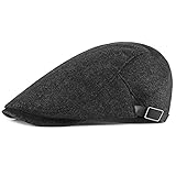 JAOAJ Schirmmütze Herren Schiebermütze Beret Newsboy Cap Verstellbare Entenschnabel Kappen Ivy Hat Irish Hat
