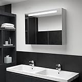 Moderner Minimalistischer Stil, Wandspiegelschrank,Badezimmerschrank,Eingebauter Stauraum,Platzsparend,Mit Schalter LED-Bad-Spiegelschrank 88 x 13 x 62 cm(Wir Versenden Schnell)