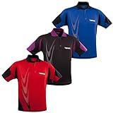 Tibhar Tischtennis Trikot Herren Boomerang | Tischtennis Shirt | Tischtennis Polo-Hemd | Polyester (blau, 2XL)