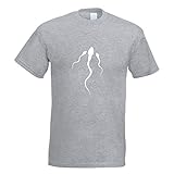 Samenzellen Sperma T-Shirt Motiv Bedruckt Funshirt Design Print
