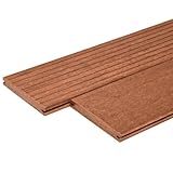 HORI Bambus XXL geölt Terrassendielen | Terrassenplatten | beidseitig verwendbar | Terrassenboden | Dielen | Holz | Terrasse Garten Balkon | Dielenlänge: 3050 x 137 x 20