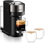 Nespresso Krups Vertuo Next Kaffeemaschine, Kaffeekapselmaschine + Origin Lungo Tassen (2 x 180 ml) I Kaffee Kapselmaschine mit Automatische Abschaltung I Kurze Aufheizzeit, One-Touch-System
