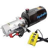 Hydraulikaggregat HYDRAFT, Hydraulikpumpe 12 V 180 bar 2000 Watt mit 6 Liter Stahltank