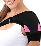 Schulterbandage Für Frauen Schulter Orthese Neopren Schulterstütze Verstellbare Unterstützung Bandage Verletzungsprävention und Genesung Sportverletzungen arthritische Schultern für Schulter