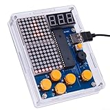 Bauen, Programmieren und Spielen Retro-Spielkonsolen-Set mit klassischem Pixel-Kunst-Design (A)