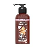 Jack & the Tub Hundeshampoo Fresh Berry 500ml – Shampoo für Hunde mit Conditioner und frischem Beeren Duft