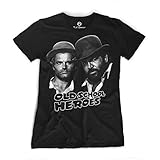 Bud Spencer - Girls - Old School Heroes schwarz - T-Shirt (Damen) (XXL)