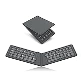 LJSF Faltbare Tastatur, Universelle Bluetooth Drahtlose Tastatur, Ultradünne Tragbare Tastatur Ergonomisch, Kompatibel mit 3 Betriebssystem