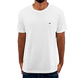 Lacoste Herren T-Shirt TH2038-00 Einfarbig, Weiß (WHITE 001), Gr. 4 (Herstellergröße: M)