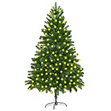 Bussandri Exclusive - Künstlicher Weihnachtsbaum mit LEDs 210 cm Grün