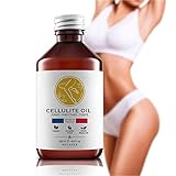 Nolavea - Anti Cellulite Öl Massage 100% Natürlich - Cellulite Öl 250 ml - Massage Öl Körper Hautpflege Frau Vegan, Wirksam und Langanhaltend