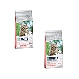 Bozita - Feline Large - Salmon Wheat Free | Doppelpack | 2 x 400 g | Getreidefreies Trockenfutter für Katzen mit Lachs | Alleinfuttermittel für die Erwachsene Katze | Mit Biotin