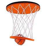 ptumcial Mini Basketball Hoop mit einem Mini-Schaum-Indoor-Basketball für die Decke Selbstklebender Kinder Basketball Hoop für Schlafzimmer Decke Innenbasketballspiel Mini Basketball