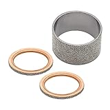 LABOIUF 3 Pack-Auspuffrohr-Dichtungen Auspuff-Schalldämpfer-Rohrdichtungen Auspuffrohrdichtungen kompatibel for Yamaha kompatibel for Rhino 660 YXR660F 4x4 2004-2007. Auspuffdichtung