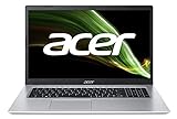 Acer Aspire 3 (A317-33-C2NY) Laptop 17 Zoll Windows 10 Home - FHD IPS Display, Intel Celeron N5100, 8 GB DDR4 RAM, 256 GB M.2 PCIe SSD, Intel UHD Graphics