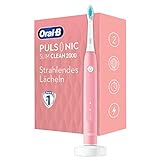 Oral-B Pulsonic Slim Clean 2000 Elektrische Schallzahnbürste/Electric Toothbrush für eine sanfte Zahnreinigung mit Timer, Designed by Braun, pink