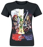 Zelda T-Shirt -L- Ocarina of Time, schwarz