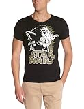 Logoshirt Herren Star Wars Yoda T-Shirt, Schwarz, Small (Herstellergröße: S)