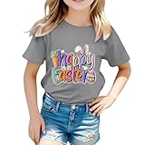 Generisch Mädchen T-Shirt Puffärmeln Baggy Bluse Elegante Bekleidung Classic Bekleidung Regular Mädchen Langarmshirt Freizeit Locker Longsleeve Weiche Bequem Kleidung 6-16 J