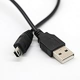USB-Kabel für das PlayStation 3 PS3-Controller-Ladegerät (1m Schwarz)