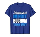 Herren Ruhrpott Bochum Fußball Trikot Aufstieg 2021 Bochum 1.Liga T-Shirt