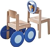 HABA Lernspielzeug Wehrfritz 090587 „Auto“ Stuhl-Abdeckung Set, Rollenspiel für Kinder