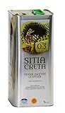 Griechisches Extra Natives Olivenöl - Sitia Creta - 0,3% Säuregehalt - Koroneiki Oliven - kaltgepresst & filtriert - natur - mildes Ölivenöl - 5 Liter - premium Qualität