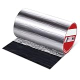 Dachpappe Selbstklebend, Selbstklebende Dachfolie Dachbahn, Gartenhäuser Dachabdichtung Bitumen, Dachfolie Aluminium selbstklebende Folie, für Flachdachhäuser,Gartenhaus Dach, Metalldachbahn ( Size :